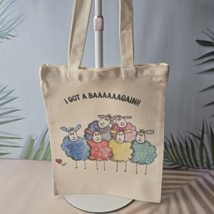 Printed Sheep Tote