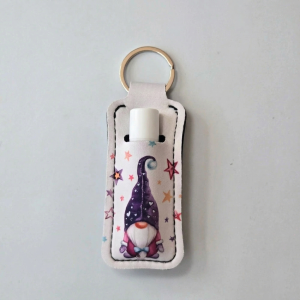 Printed lip balm case including lip balm