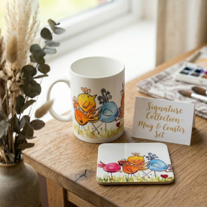 Mug and Coaster Set - Signature Collection by Maggie Boo