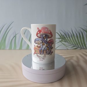 Bone China Mugs - Signature Collection by Maggie Boo - Mushroom Houses